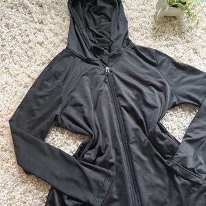 32 degrees athletic workout running gym lightweight Black long sleeve ho…